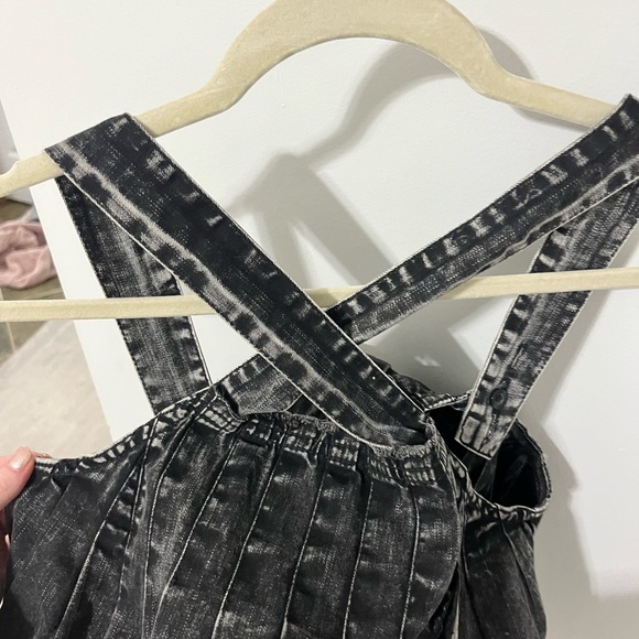 FREE PEOPLE NWT Washed denim tank - size XS - Picture 3 of 4